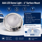 AAA LED Dome Light 4 Inch Surface Mount – Specification & Installation