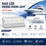 AAA LED engine room light surface mount specification and installation guide