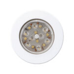 AAA LED push on/off flush mount dome light for boats, 12V marine ceiling light