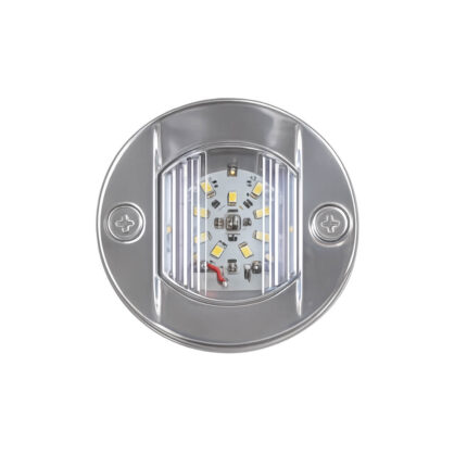 AAA round LED stern light for boats, 12V stainless steel marine navigation light