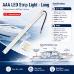 AAA LED Strip Light – Long specification and installation guide for marine boats