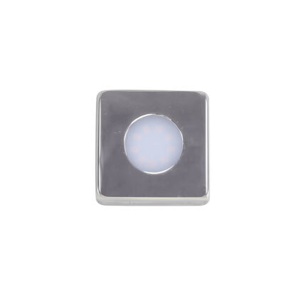 AAA square marine LED courtesy light with S.S. 304 trim cover for boats