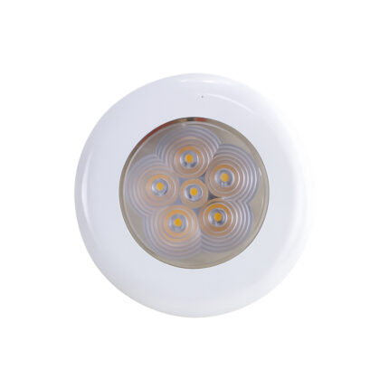 AAA warm white LED ceiling light flush and surface mount for boat cabins and marine interior lighting