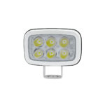 Surface-mount LED spot light for boats and marine outdoor lighting, 6W
