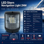 LED Stern Navigation Light 2NM Specification & Installation