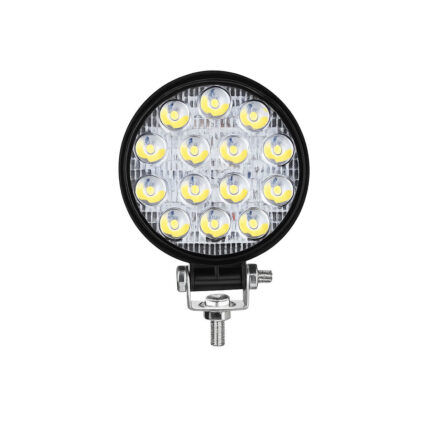 Round waterproof 42W LED work light for boats and marine applications