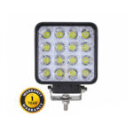 Square Waterproof OSRAM LED Lens Work Light – 48W