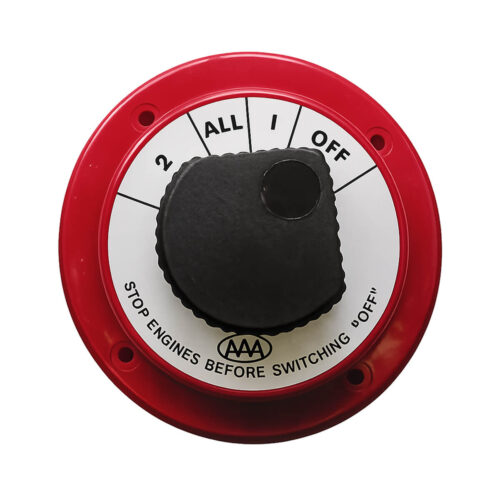 AAA Battery Switch for marine and boat battery disconnect applications
