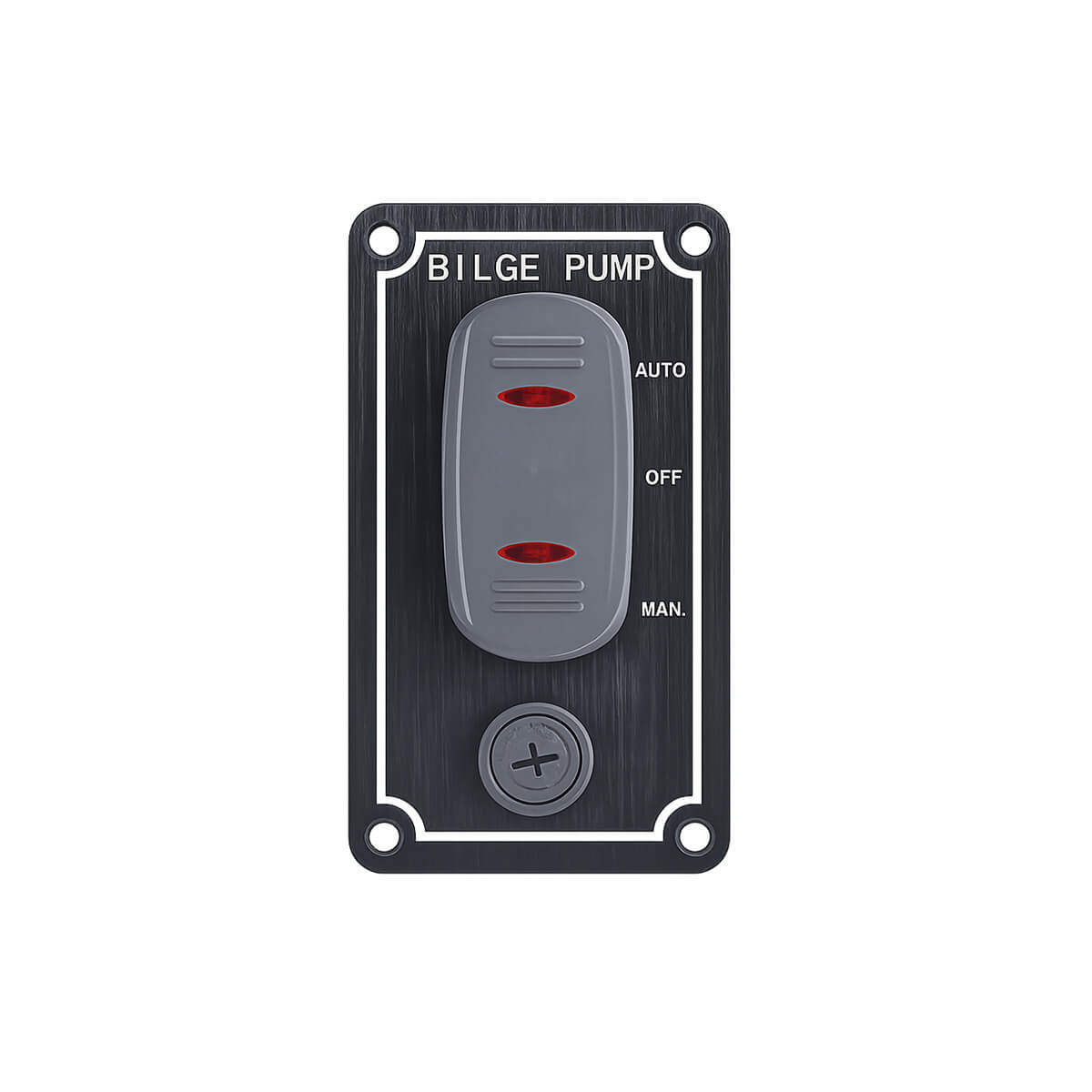 AAA Bilge Pump Switch – Three Way Auto Off Manual AAA three way bilge pump switch for Auto, Off and Manual boat bilge pump control
