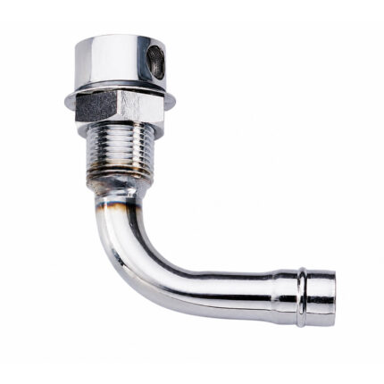 AAA Chrome Plated Gas Tank Vent Universal Fuel Tank Air Breather Marine Air Vent with Vent Valve