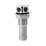 AAA Chrome Plated Gas Tank Vent Universal Fuel Tank Breather Air Breather for Marine Boat Fuel Systems