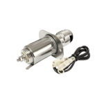 AAA cigarette lighter socket with stainless steel body, wire and mounting screws