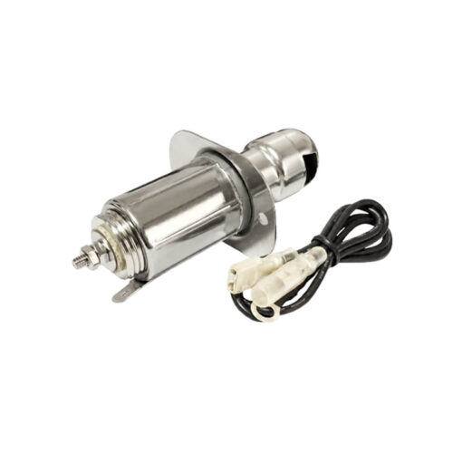 AAA cigarette lighter socket with stainless steel body, wire and mounting screws