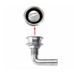 AAA SS 316 Gas Tank Vent – Universal Boat Fuel Tank Air Vent made from marine-grade 316 stainless steel for reliable fuel tank ventilation and airflow.