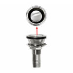 AAA SS 316 Gas Tank Vent – Universal Boat Fuel Tank Air Vent made from marine-grade 316 stainless steel for safe fuel tank ventilation and corrosion resistance.