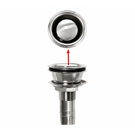 AAA SS 316 Gas Tank Vent – Universal Boat Fuel Tank Air Vent made from marine-grade 316 stainless steel for safe fuel tank ventilation and corrosion resistance.