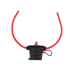 AAA waterproof inline fuse holder with red LED indicator for 12V and 24V marine electrical circuits