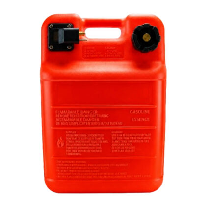 Boat Fuel Tank With Gauge 24L Portable Fuel Tank designed for outboard engines and marine fuel storage applications