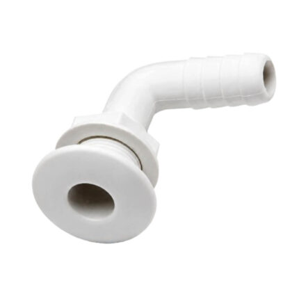 CANSB 90 degree thru hull fitting marine boat drain outlet for boat hull drainage and water connection