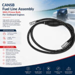 CANSB Fuel Line Assembly with Primer Bulb for Outboard Engines Specifications and Installation Guide