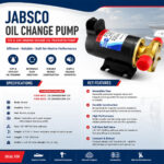 JABSCO Oil Change Pump | 12V & 24V Marine Engine Oil Transfer Pump - Image 2