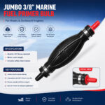 Jumbo 3/8" Marine Fuel Primer Bulb For Boat - Image 2
