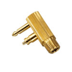 Marine Fuel Line Connector – Male Thread Fuel Hose Adapter 1/4" NPT Brass