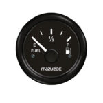 MAZUZEE Fuel Gauge – Boat Fuel Level Gauge with 12V/24V compatibility for accurate marine fuel tank level monitoring.
