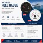 MAZUZEE Fuel Gauge – Boat Fuel Level Gauge - Image 2