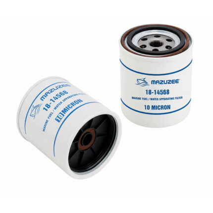 MAZUZEE Fuel & Water Separator Cartridge | 10 Micron Fuel Filter Cartridge removes water and contaminants from fuel to protect marine engines and improve fuel system performance.