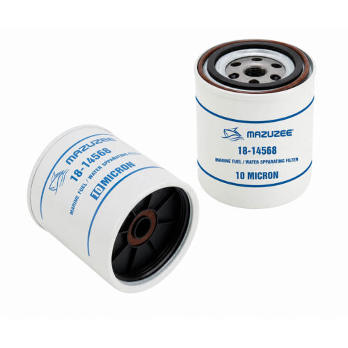MAZUZEE Fuel & Water Separator Cartridge | 10 Micron Fuel Filter Cartridge removes water and contaminants from fuel to protect marine engines and improve fuel system performance.