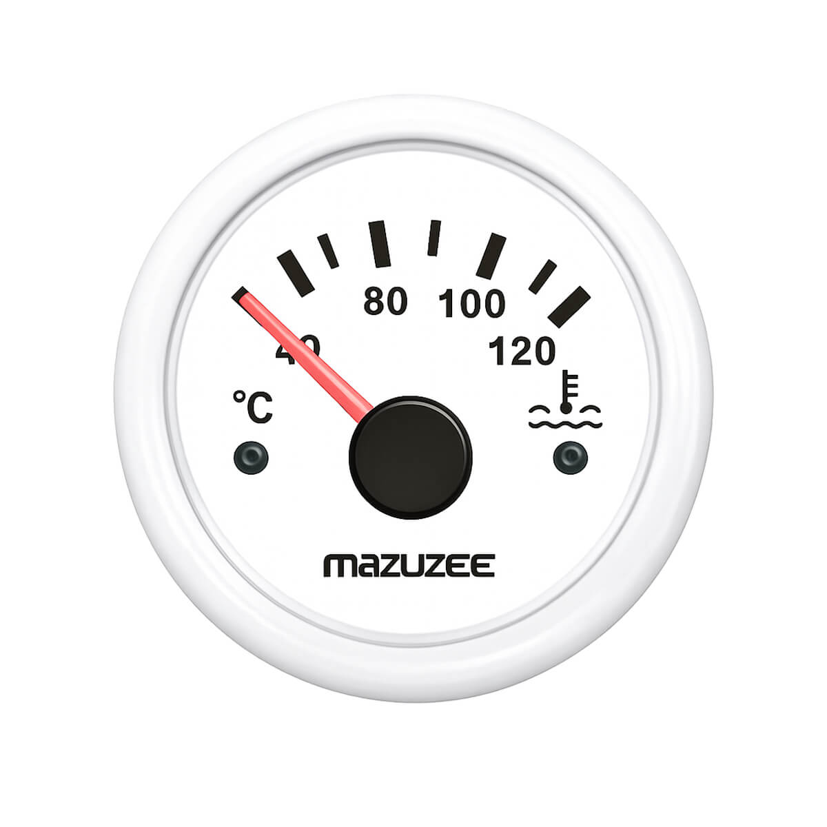 Mazuzee Marine Water Temperature Gauge Engine Coolant Temp Meter Mazuzee Marine Water Temperature Gauge Engine Coolant Temp Meter for Boats