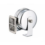 MAZUZEE Stainless Steel Compact Horn 12V Boat Horn Marine Electric Horn for Cars and Motorcycles