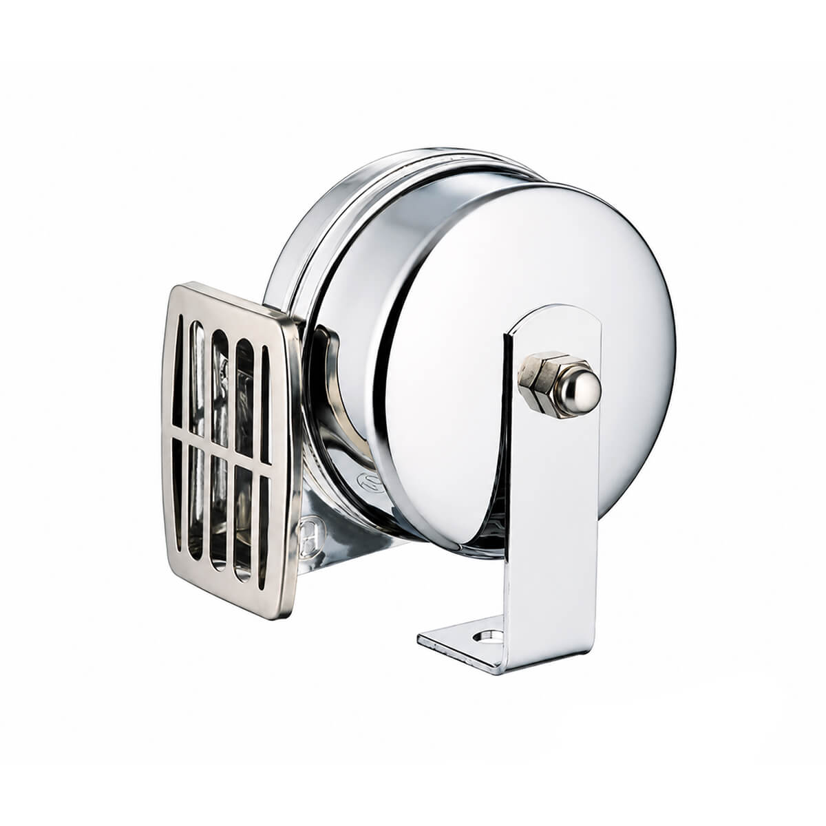 MAZUZEE Stainless Steel Compact Horn | 12V Marine Boat Horn MAZUZEE Stainless Steel Compact Horn 12V Boat Horn Marine Electric Horn for Cars and Motorcycles