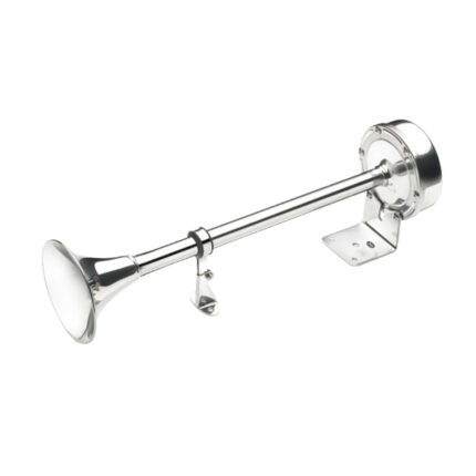 MAZUZEE Stainless Steel Trumpet Horn Single 12V 24V Electric Marine Boat Horn