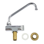 MAZUZEE Swivel Cold Water Faucet side view boat and RV single handle marine water tap