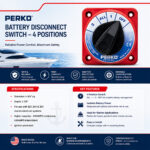 PERKO Battery Disconnect Switch – 4 Positions - Image 2