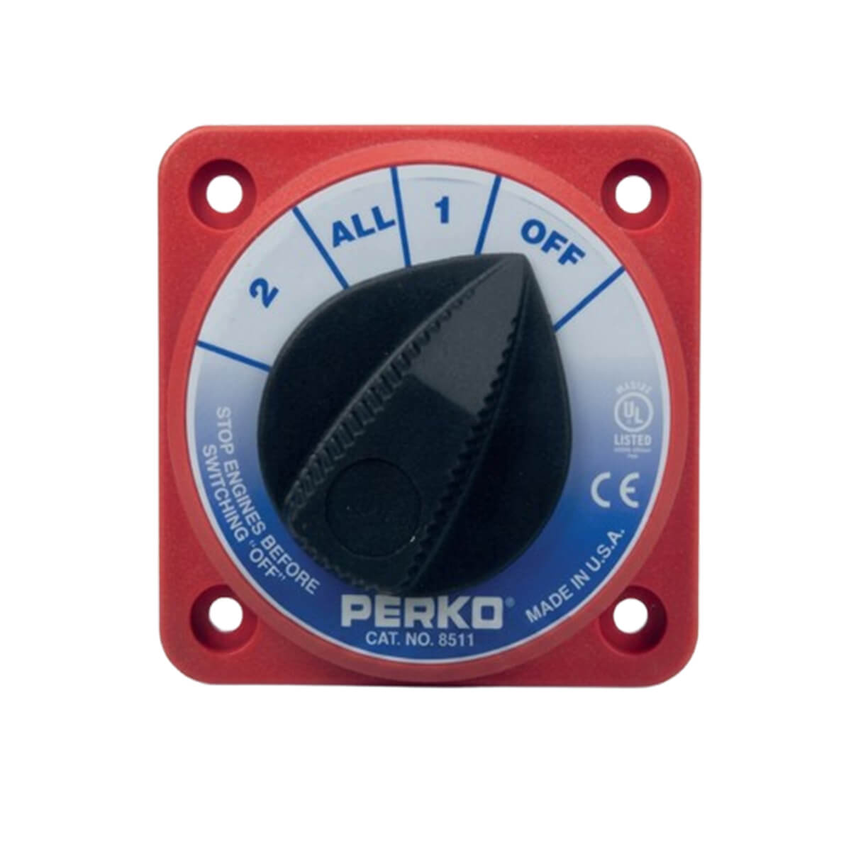 PERKO Battery Disconnect Switch 4 Positions - Marine Battery Switch PERKO Battery Disconnect Switch 4 Positions marine battery switch for boat electrical systems