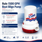 Rule 1500 GPH Boat Bilge Pump – 12V & 24V - Image 2