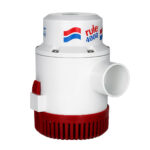 Rule 4000 GPH boat bilge pump 12V and 24V for high-capacity marine bilge water removal