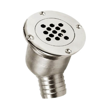 Stainless Steel Cockpit Drain marine boat deck drain fitting for efficient water drainage system
