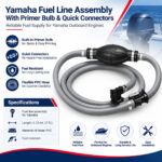 Yamaha Fuel Line Assembly with Primer Bulb & Quick Connectors Specifications and Installation Guide