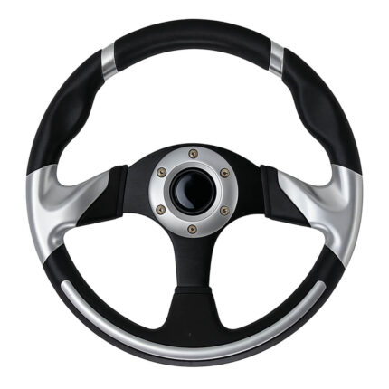 AAA Boat Steering Wheel Silver – Marine Helm Steering Wheel for Boats