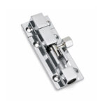 AAA Chrome Barrel Bolt latch for securing boat doors, hatches and compartments