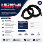 M-FLEX Hydraulic Steering Hose Kit for Boat Steering System Specification & Installation Guide Marine Hydraulic Steering Hose
