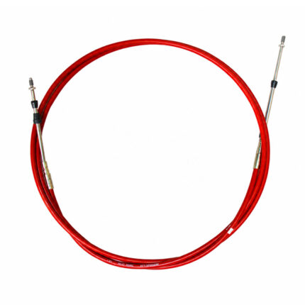M-FLEX Marine Engine Control Cable for Outboard Throttle and Shift Systems, C33 boat control cable with red jacket