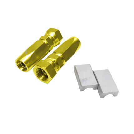 M-FLEX Reusable Hydraulic Hose Coupling for Boat Steering Systems 3/8 Inch Hydraulic Hose Fitting