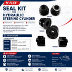M-FLEX Seal Kit for Hydraulic Steering Cylinder Specification & Installation Guide Hydraulic Cylinder Repair Kit