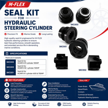 M-FLEX Seal Kit for Hydraulic Steering Cylinder Specification & Installation Guide Hydraulic Cylinder Repair Kit