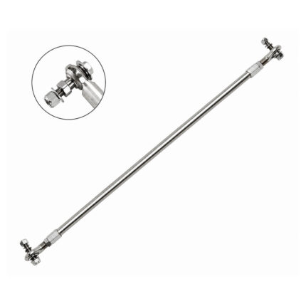 M-FLEX Tie Bar Kit for Hydraulic Boat Steering Systems, adjustable SS316 outboard motor tie bar kit for twin engine steering